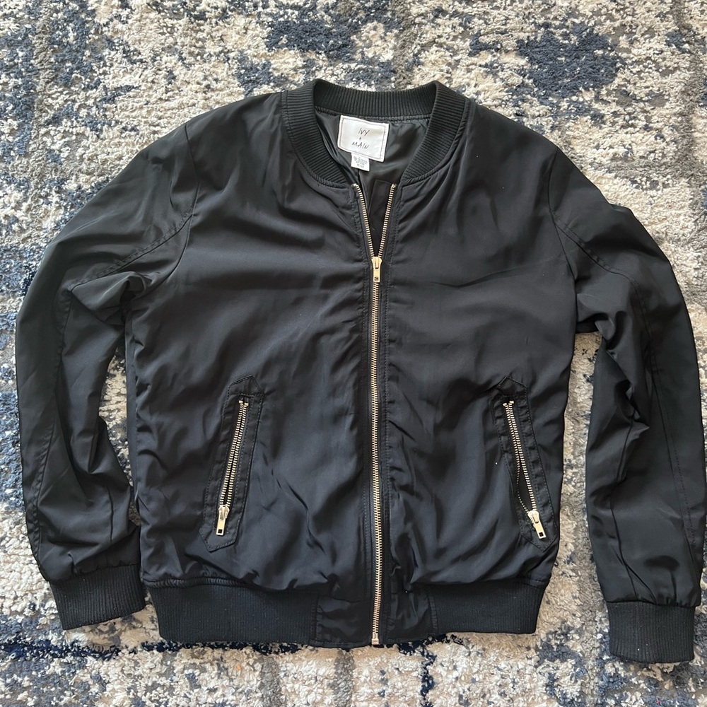 Black Bomber Jacket